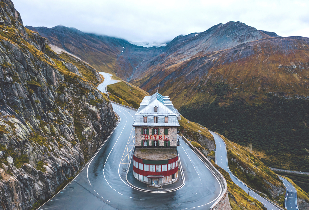 Furka Pass Alpen Zwitserland
