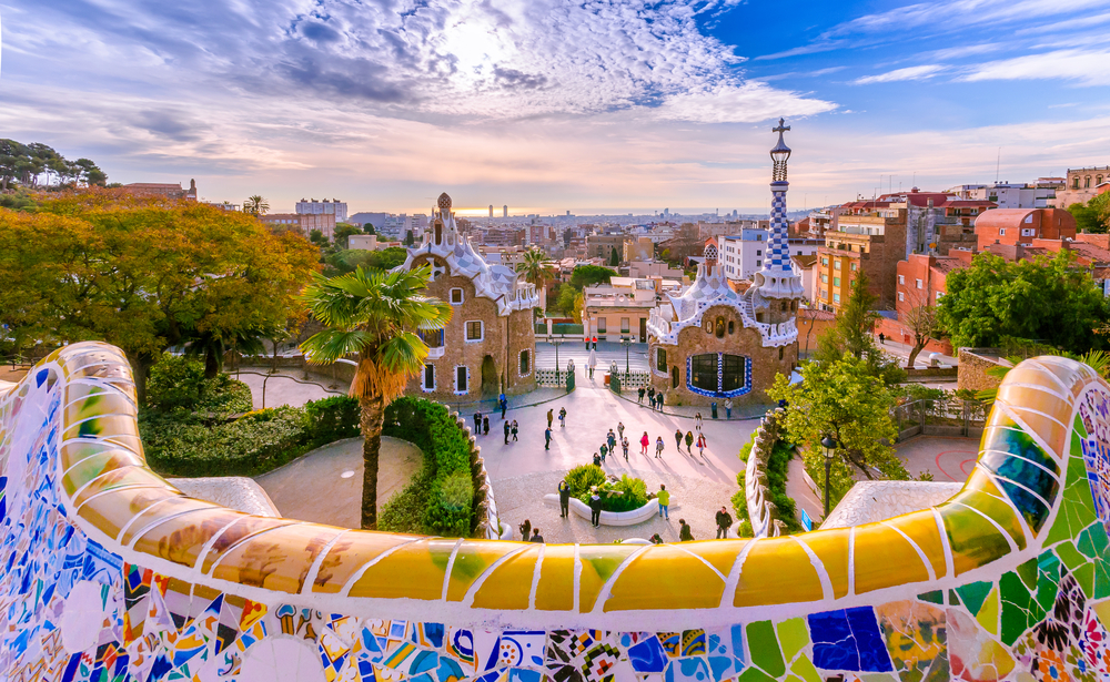 Güell Park, Barcelona, Spanje